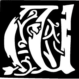 Foliate initial W 04