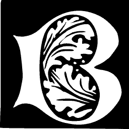 Foliate initial B 08