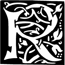 Foliate initial R 04