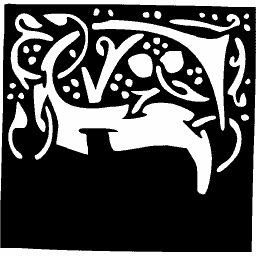 Foliate initial W 06