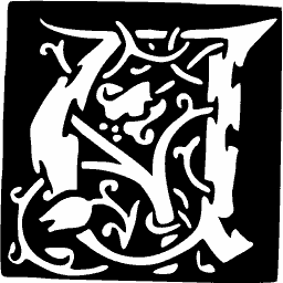 Foliate initial A 14