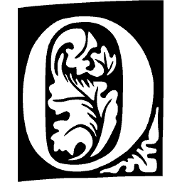 Foliate initial O 06