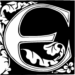 Foliate initial E 04