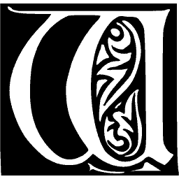 Foliate initial U 20