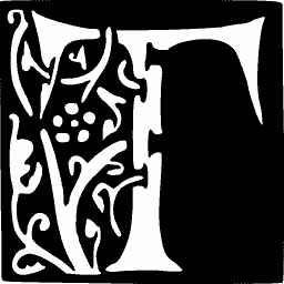 Foliate initial F 08
