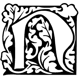 Foliate initial N 09