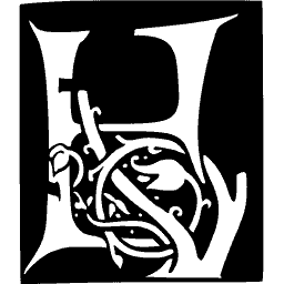 Foliate initial H 08