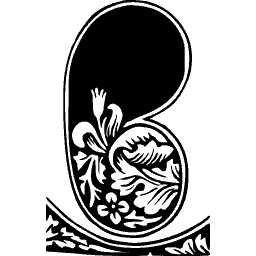 Foliate initial B 13