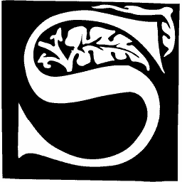 Foliate initial S 06