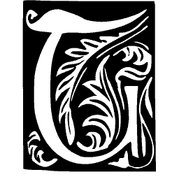 Foliate initial T 34