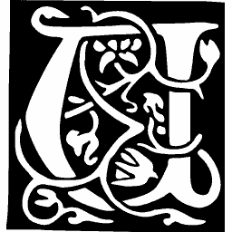 Foliate initial T 35