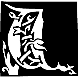 Foliate initial L