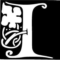 Foliate initial I 16