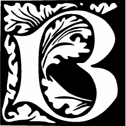 Foliate initial B 18