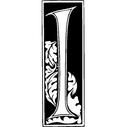 Foliate initial I 18
