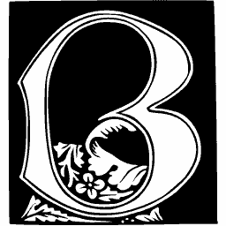 Foliate initial B 20