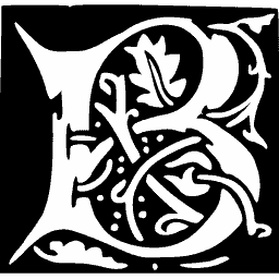 Foliate initial R 12