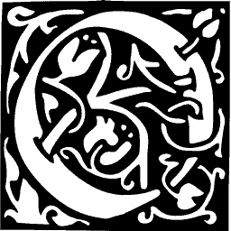 Foliate initial C 58