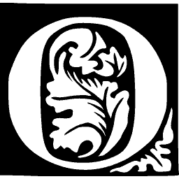 Foliate initial O 19