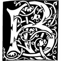 Foliate initial R 13