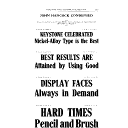 John Hancock condensed lines