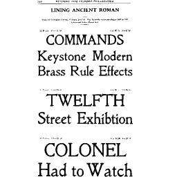 Ancient Roman lining lines