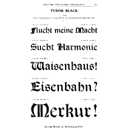 Tudor black letter lines