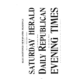 Newspaper masthead headings 01