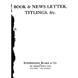 Book and news titling page