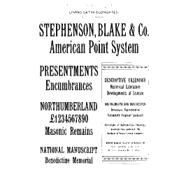 Latin Elongated specimen