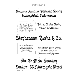 Graphic script specimen
