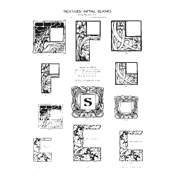 Mortised initial blanks