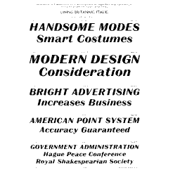 Britannic Italic specimen