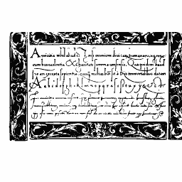 Flourished cursive hand