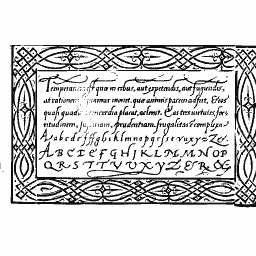 Italic text with two alphabets