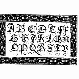 Decorated gothic capitals