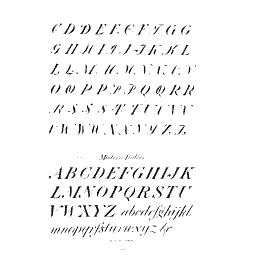 Engrossers script capitals