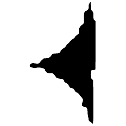 Triangular type ornament