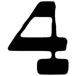 Numeral 4 01