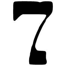 Numeral 7 01