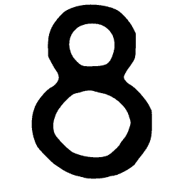 Numeral 8 02