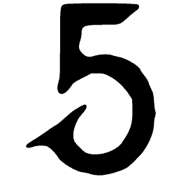 Numeral 5 02