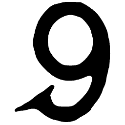 Numeral 9 02