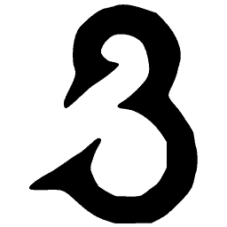 Numeral 3 02