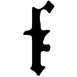 Blackletter lowercase f 01