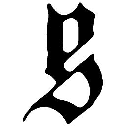 Blackletter lowercase g 01