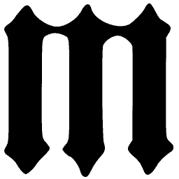 Blackletter lowercase m 01