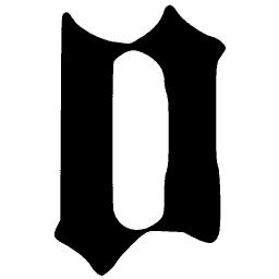 Blackletter lowercase o 01