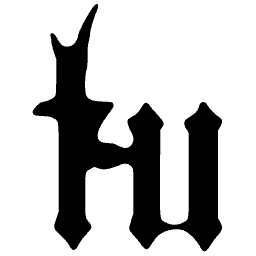 Blackletter letters t and u