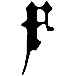 Blackletter lowercase x 01